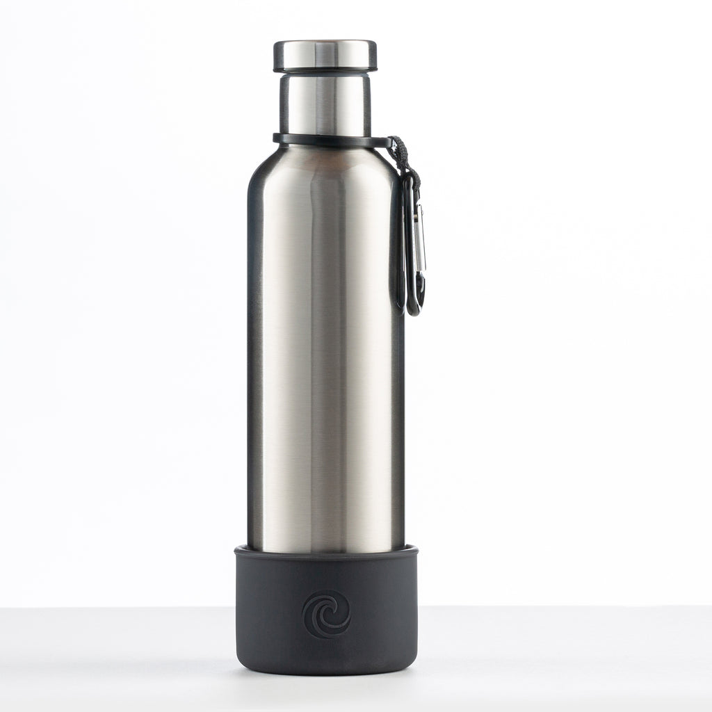 25 Ounce Stainless Steel Water Bottle with Clip